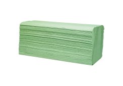 Papierhandtücher, 2-lagig, 25 x 23 cm, ZZ-Falz: grün