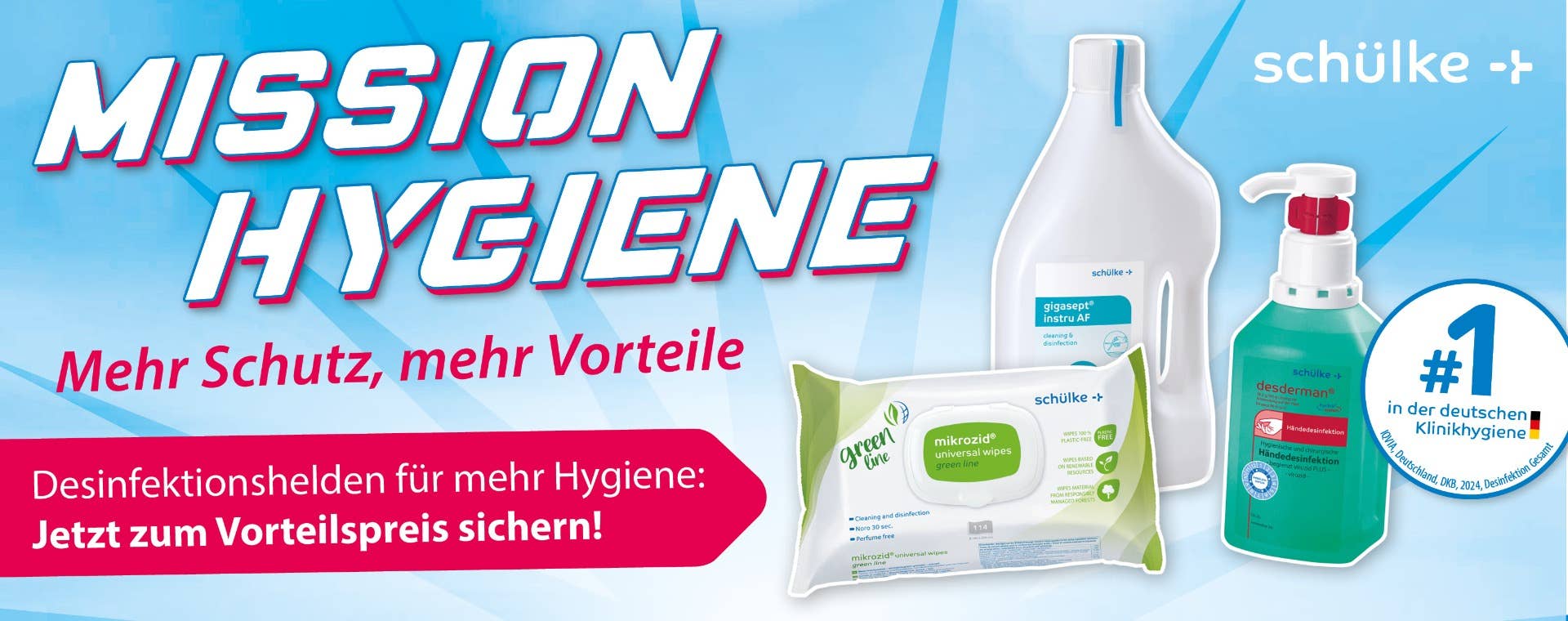  Mission Hygiene | Bestpreise auf hochwertigen Hygiene- und Reinigungsprodukte von Schülke